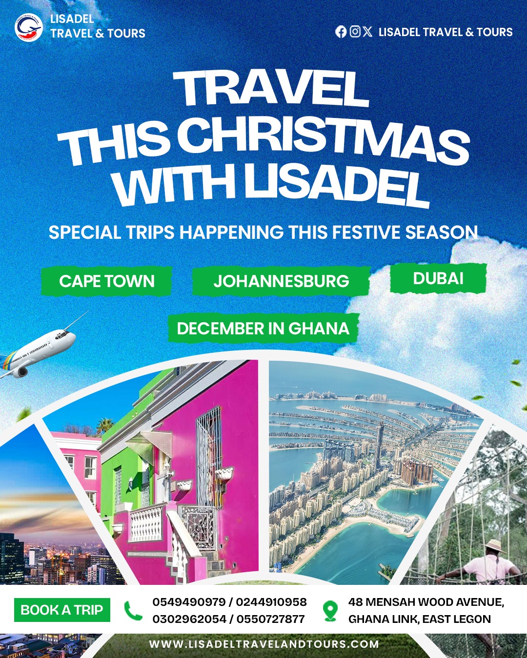 Travel This Christmas with Lisadel