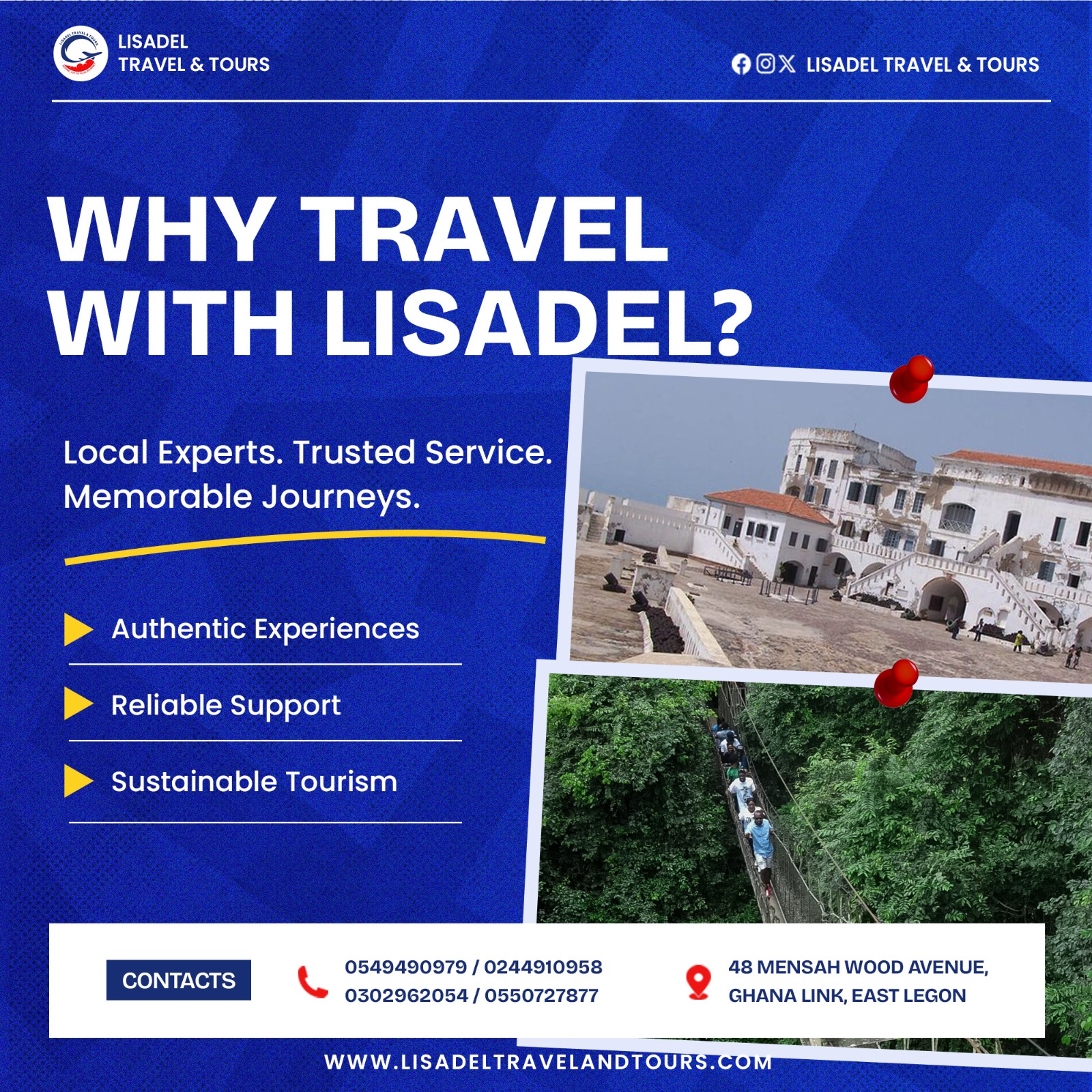 Why Travel With Lisadel? Local Experts Delivering Memorable Ghanaian Adventures