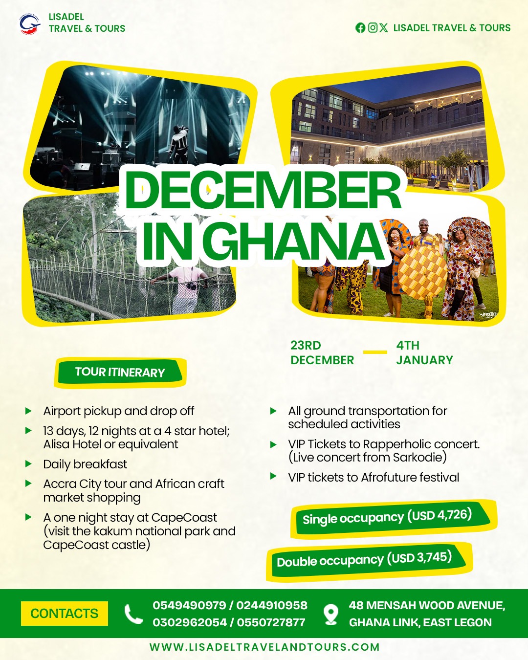 December in Ghana